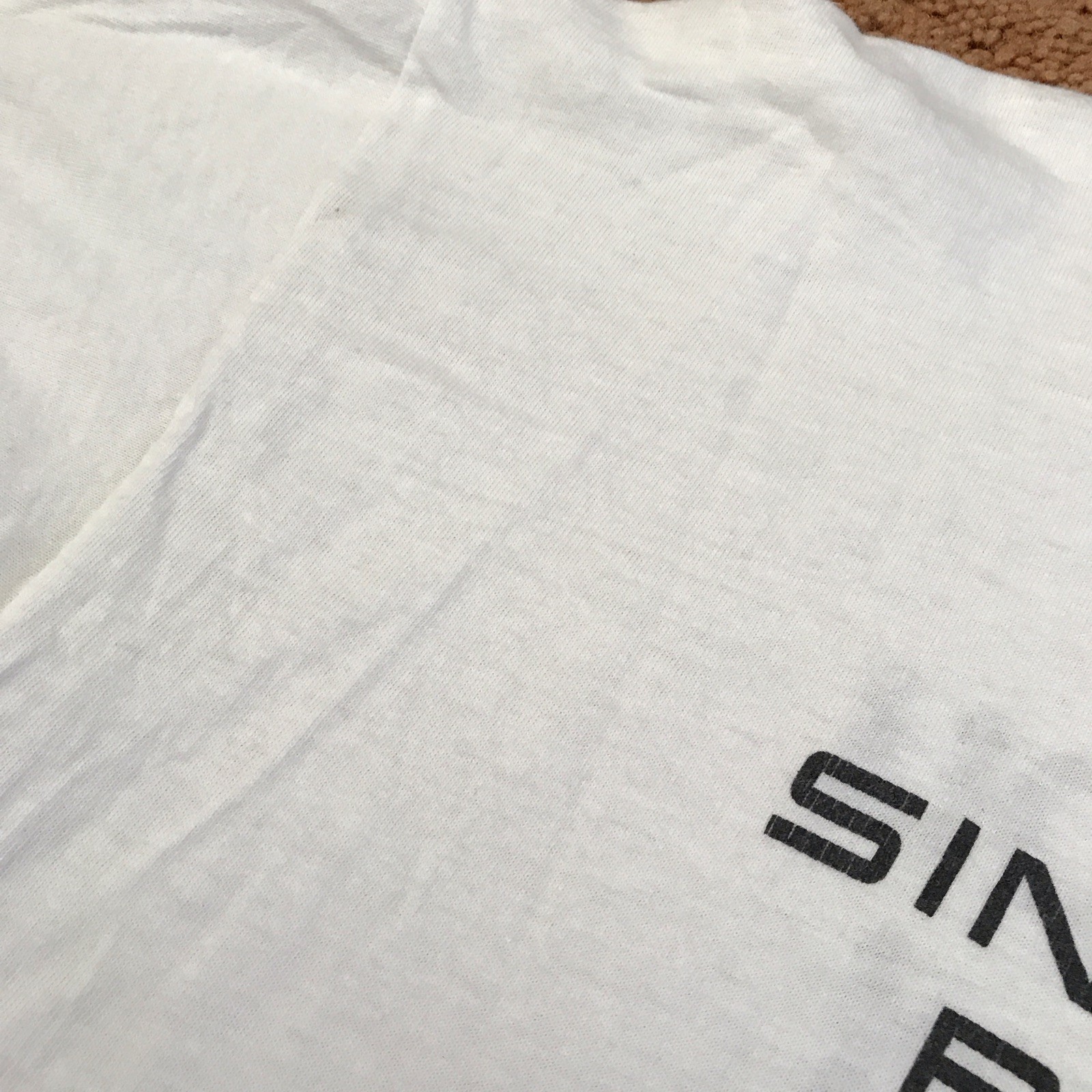 Sinclair Paint VNTG Single Stitch Graphic White T-shirt *See Description* gallery