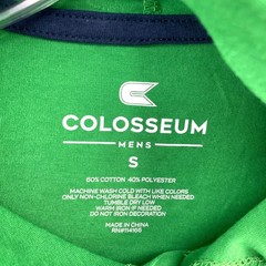 NWT Colosseum Notre Dame Fighting Irish Hooded Long Sleeve T-Shirt Green Mens S