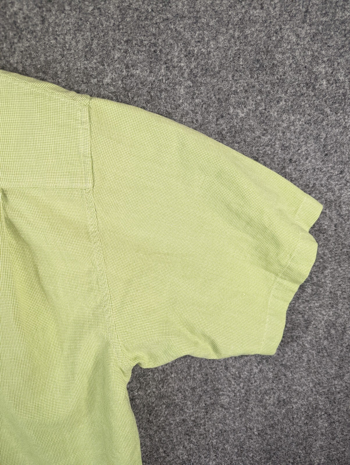 Cabela's Shirt Mens Large Green Check Lightweight Nylon Blend Button Down gallery