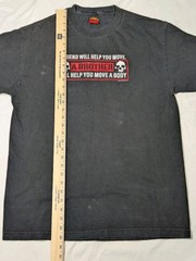 Vintage Hot Leathers A Brother Will Help You Move a Body C&J Cycles MD T-shirt L