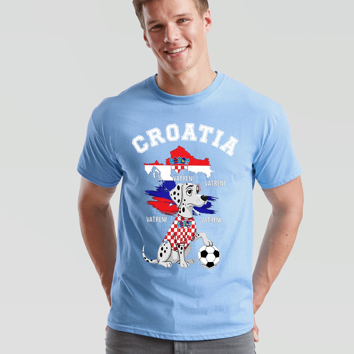 Croatia Country Pride Unisex Football T Shirt Croatian Soccer Fan Mens Women Tee gallery