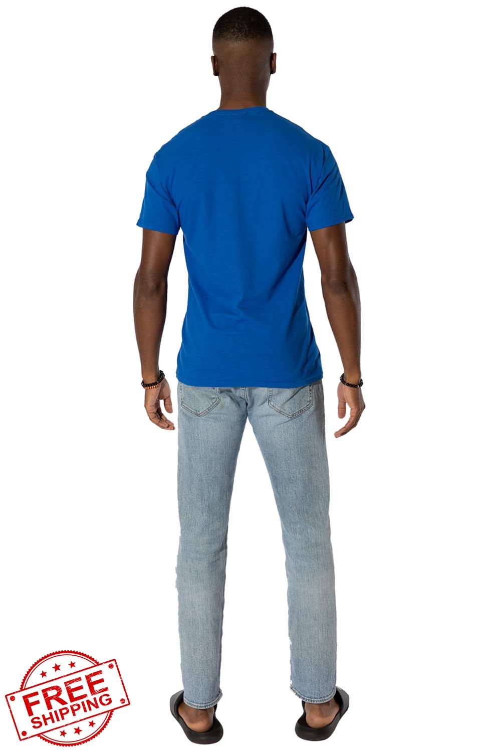 LOGOVISION Collegiate Distressed Circle Logo Unisex Cotton T-Shirt gallery