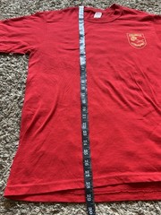 Vintage 10th Marines Arm Of Decision Soffe Shirt Red Large USA Single stitch