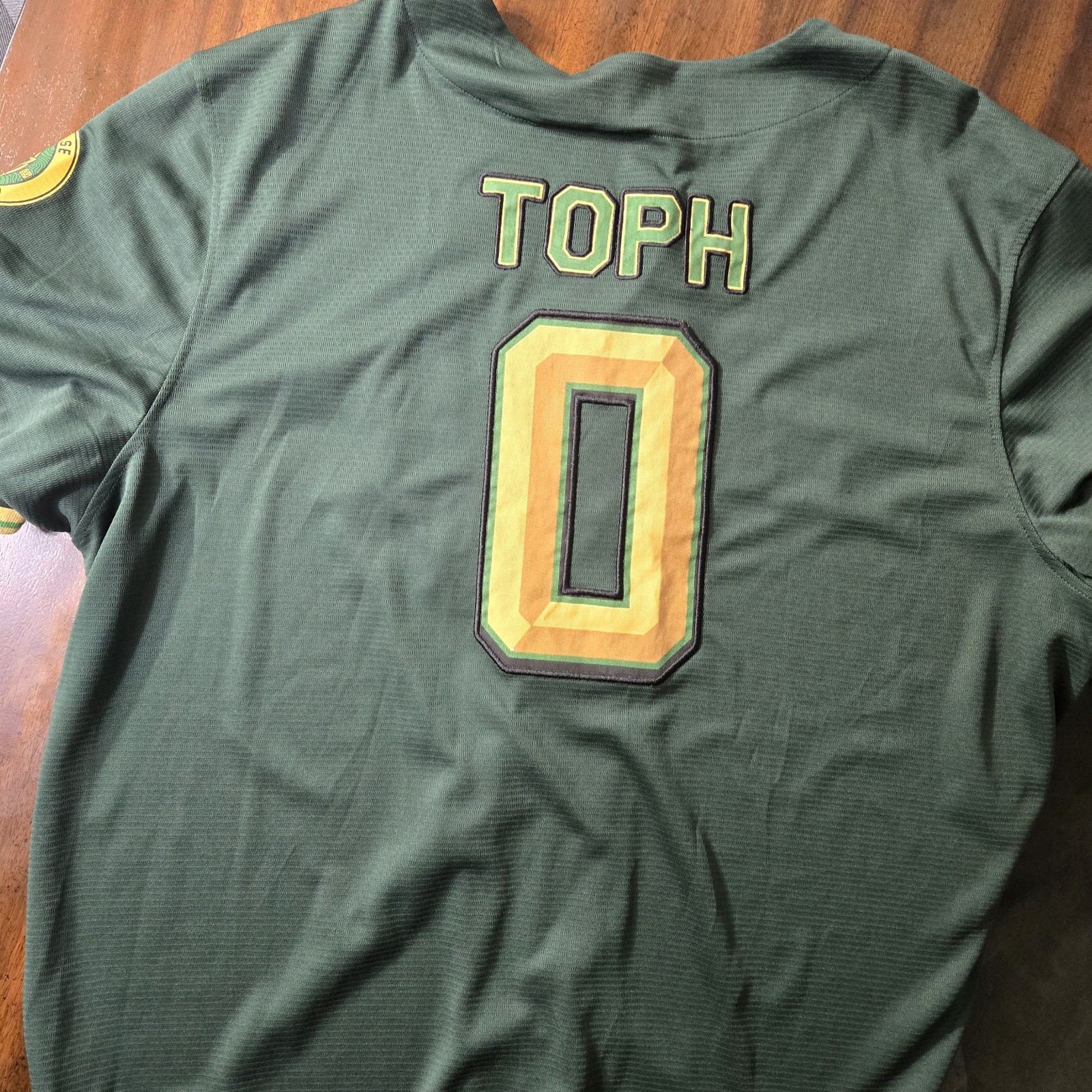 Avatar The Last Airbender Earth Kingdom Toph Baseball #0 Jersey, Adult Size 3XL gallery