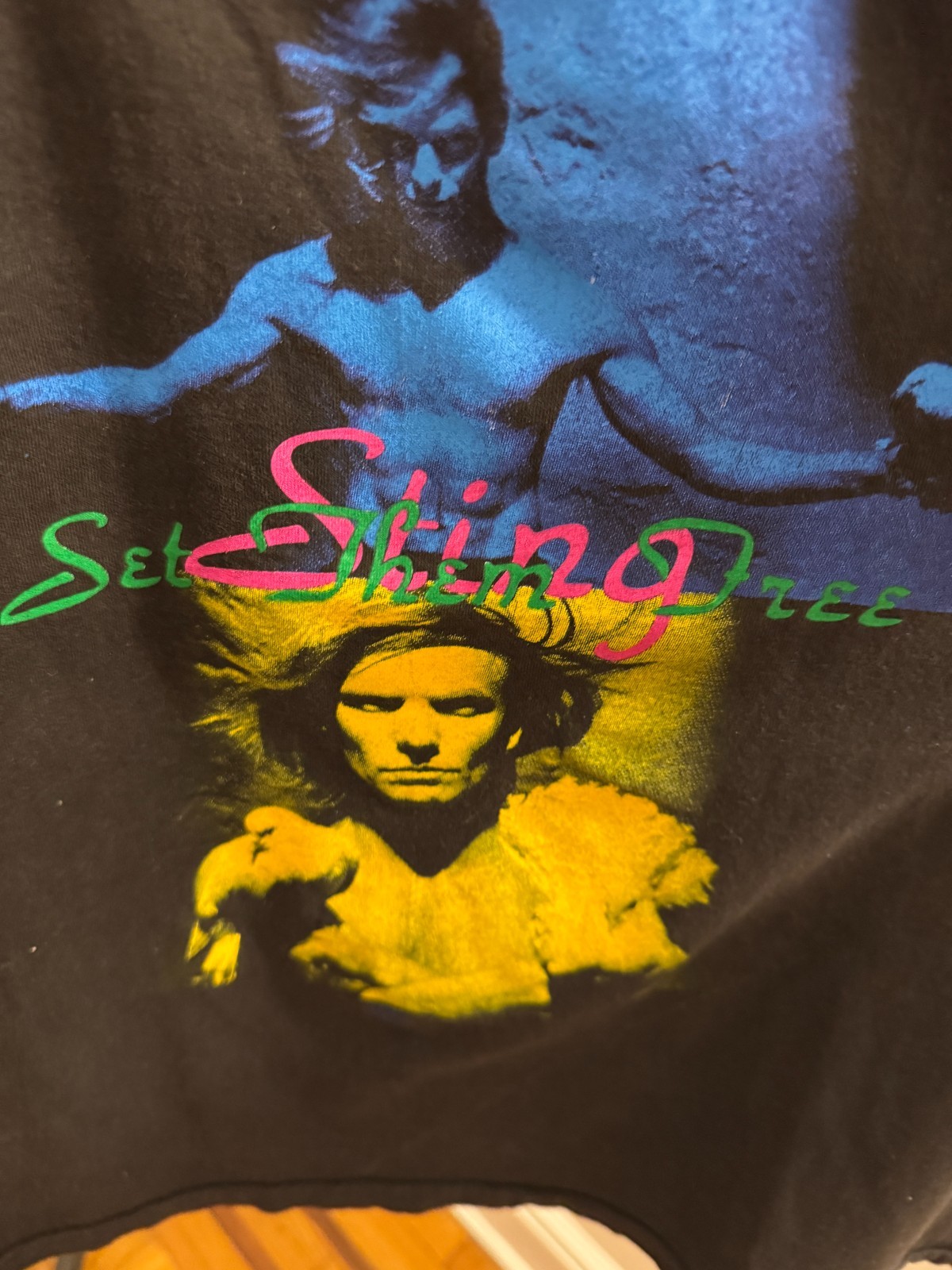 Vintage 90's Sting Set Them Free T-Shirt XL Made In USA gallery