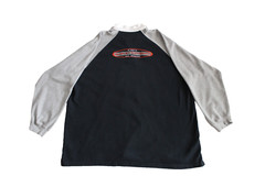 Harley-Davidson genuine 100 anniversary sweat shirt,black and grey, patches
