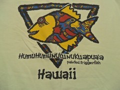 XL Trigger Fish Hawaii Two-Sided￼ Shirt