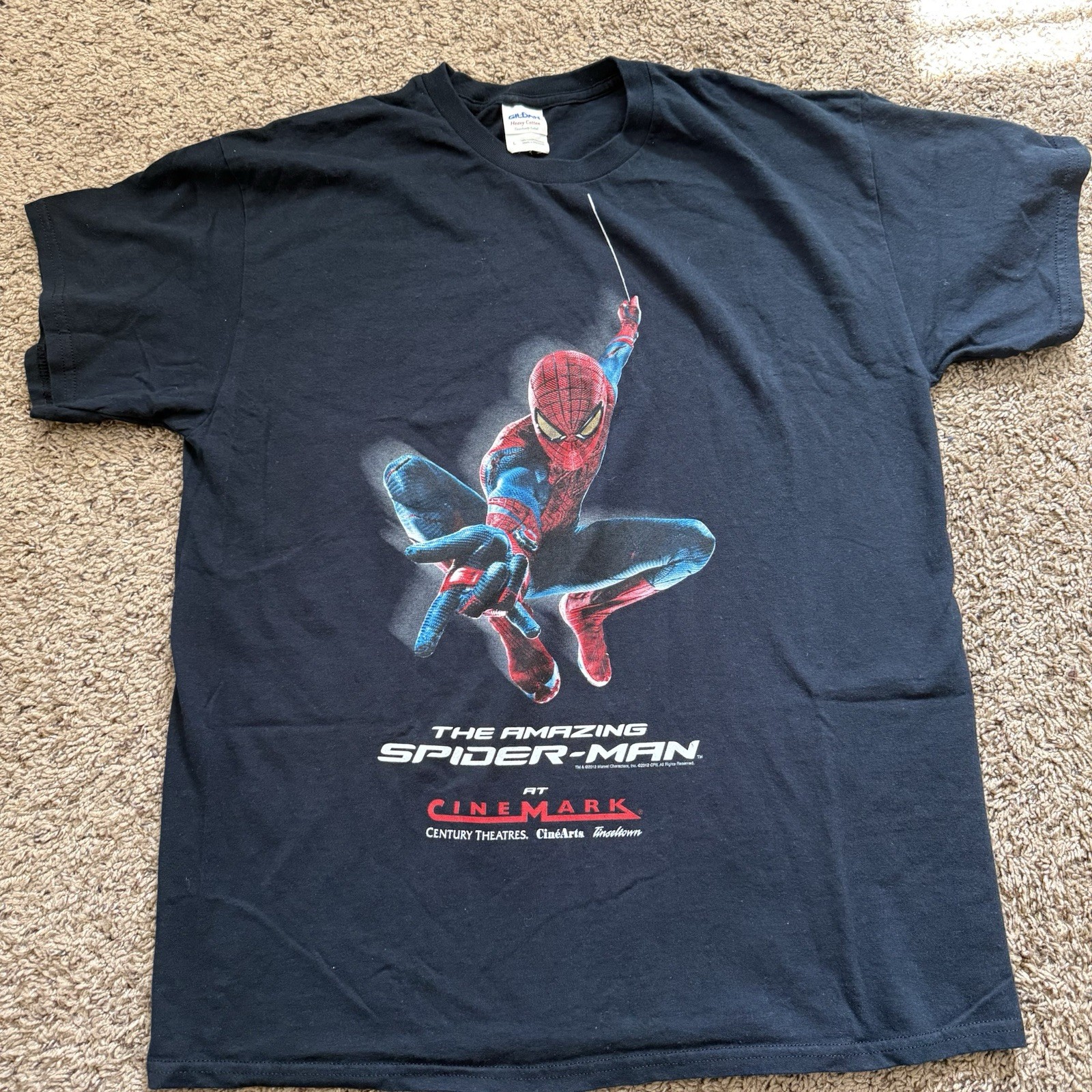 2012 The Amazing Spider-Man Movie Promo T-Shirt Men’s M