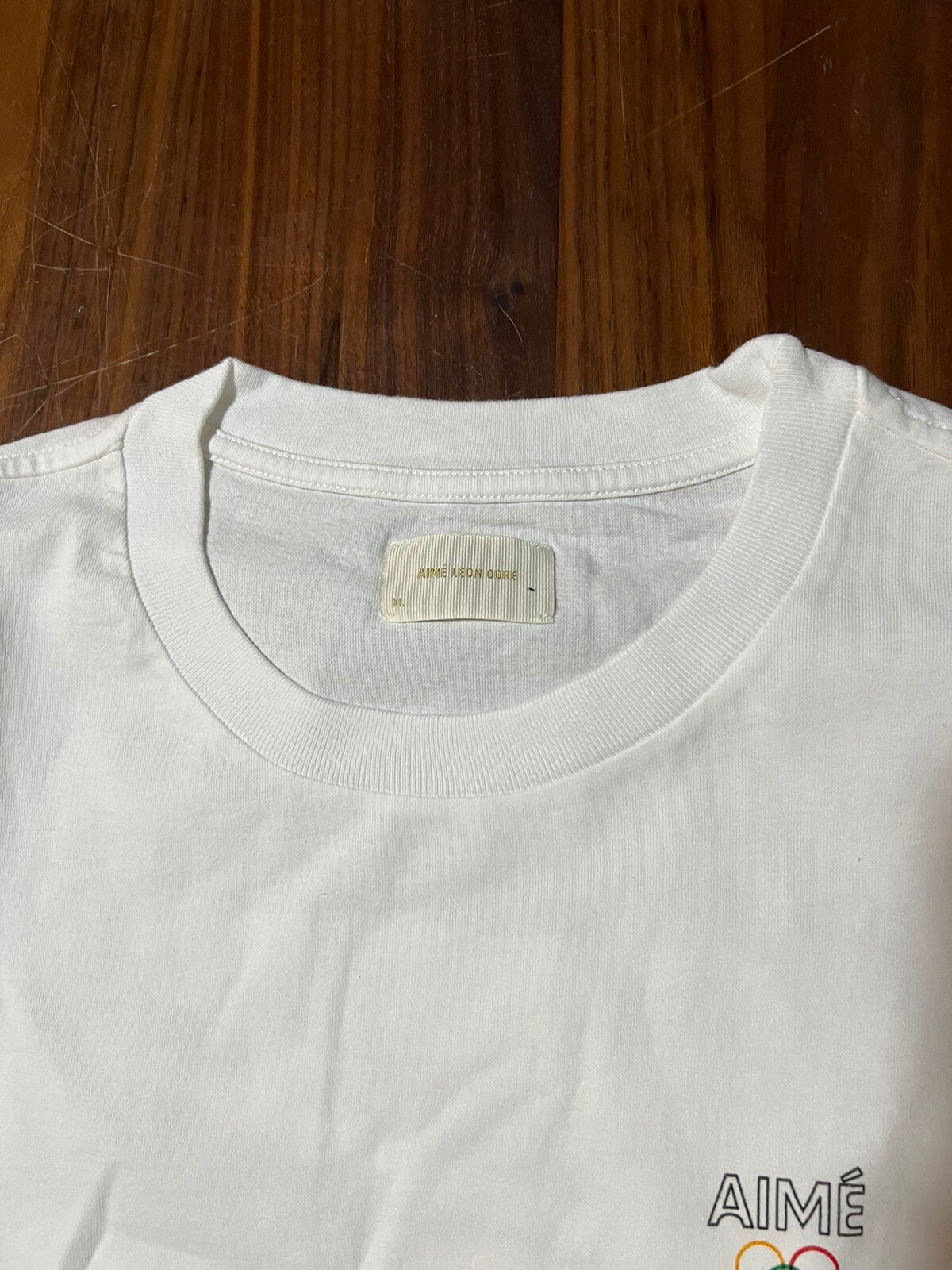 Aime Leon Dore ALD Basketball Boards Olympic Games Tee White T-Shirt Men Size XL gallery