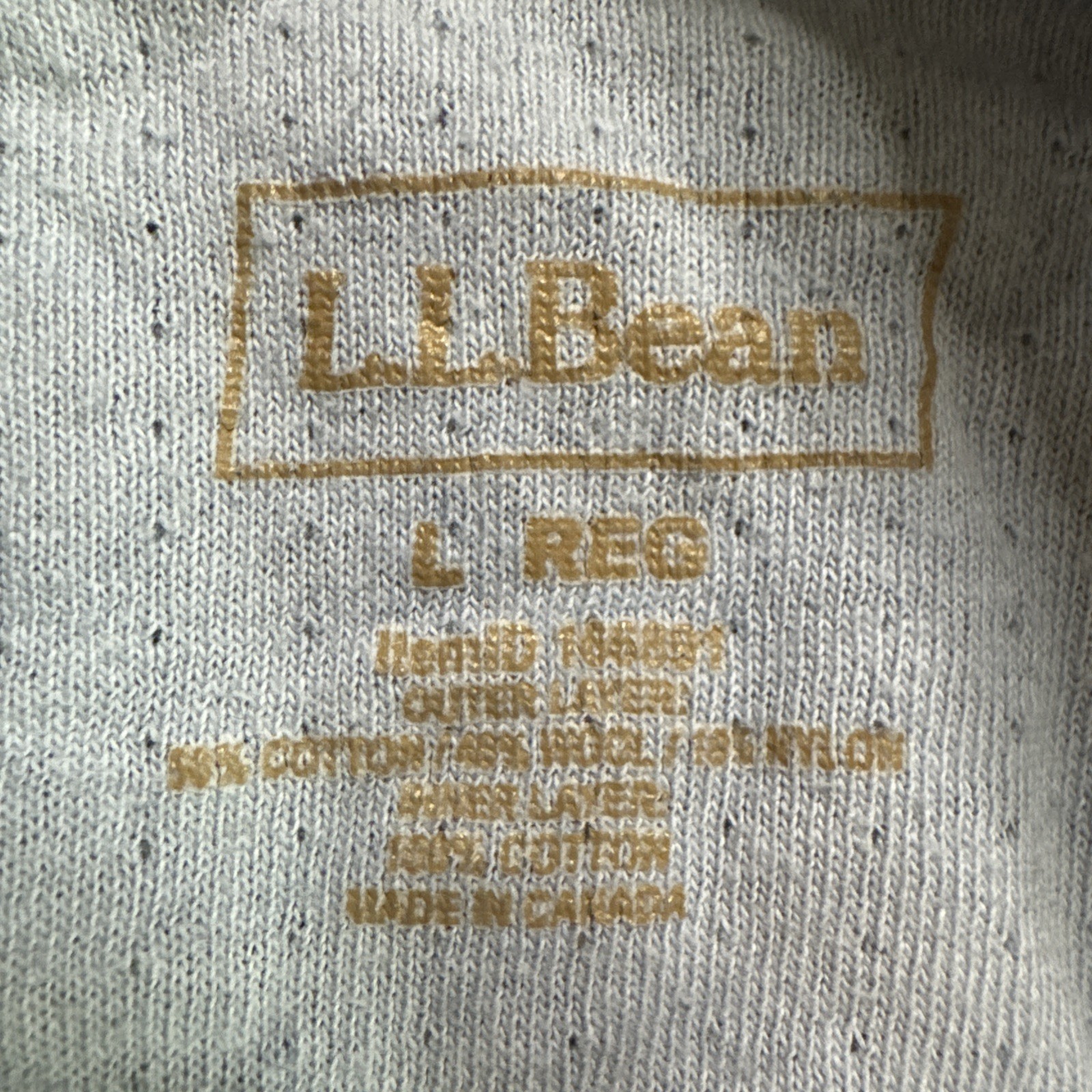 L.L. Bean Two-Layer River Driver's Shirt Sz Large Blue Wool Blend Henley gallery