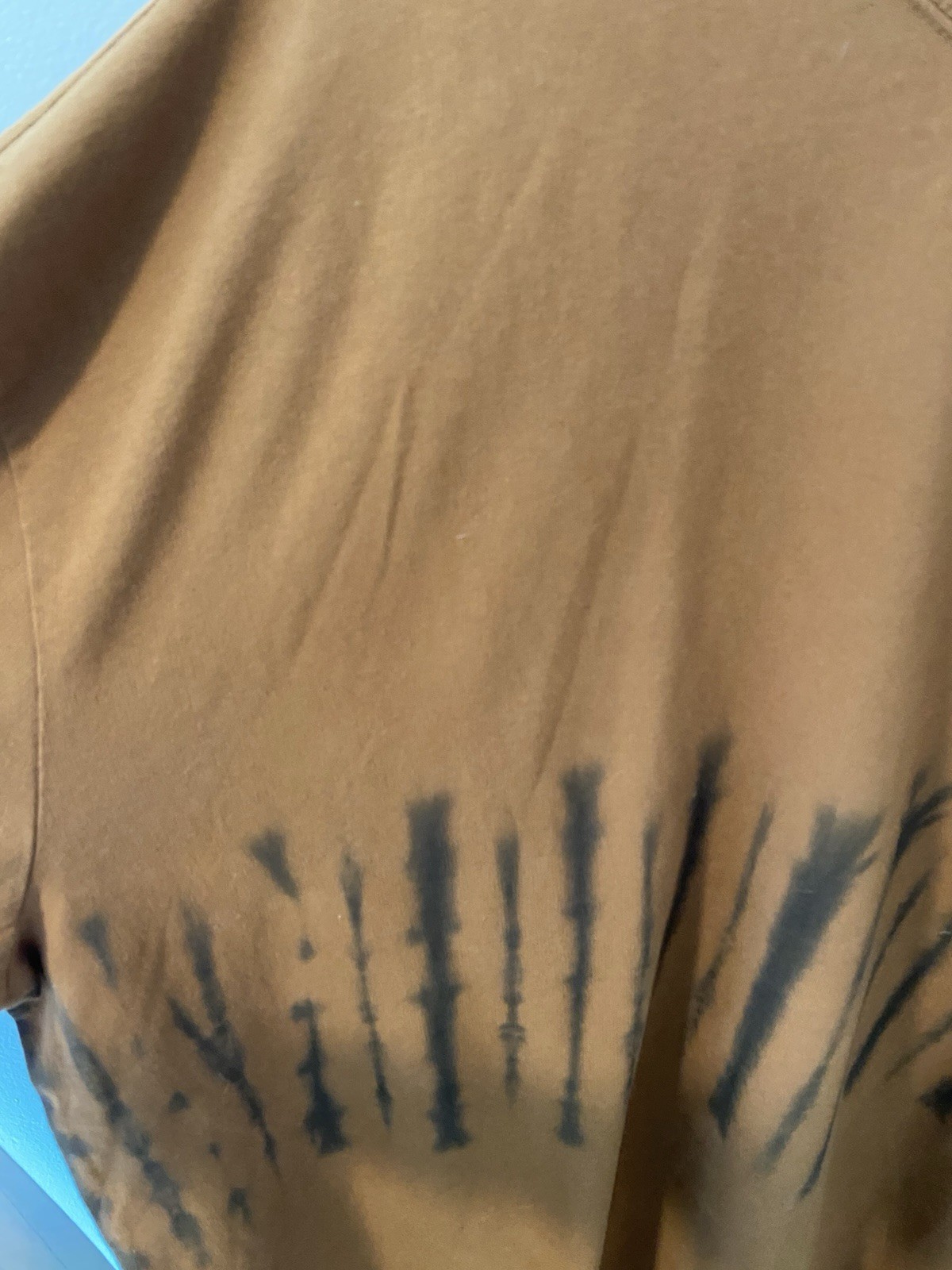 Original Use Men’s Pullover Shirt With Graphics Long Sleeve Camel Brown SZ 4X gallery