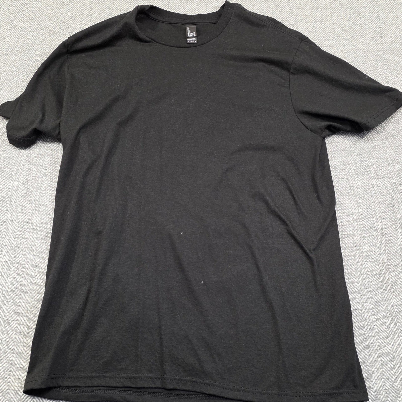 District Perfect Tri Tee Mens Large Black Short Sleeve Crewneck T-Shirt DM130 gallery