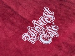 Rainforest Cafe By The Mountain Men’s T-shirt Red Face Of A Mamba Snake XL #6298