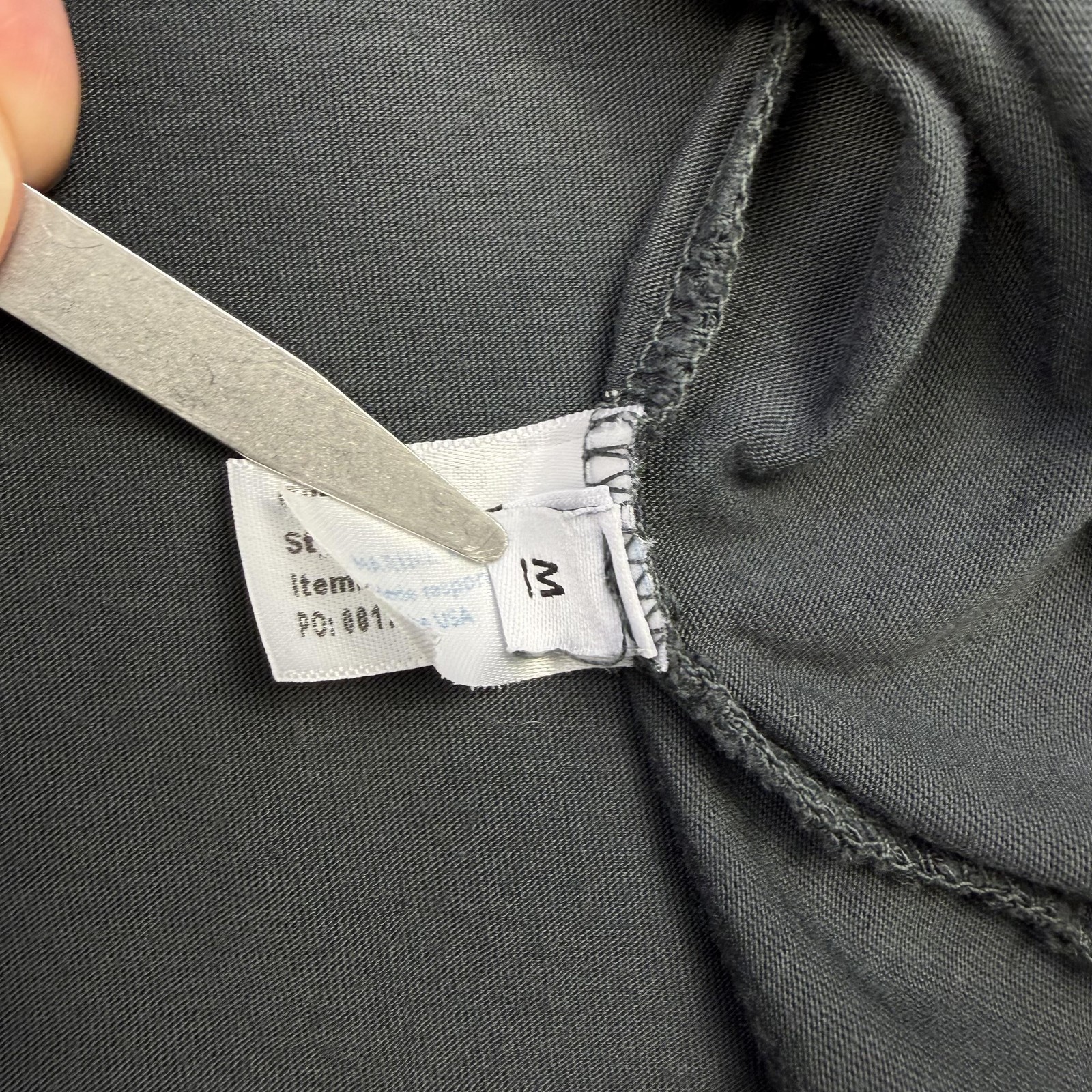 Marine Layer Shirt Mens XL Gray Solid Logo Crewneck Tee Soft Cotton Blend USA gallery