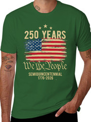 American 250th Anniversary Celebration 250 Years USA Service T-Shirt