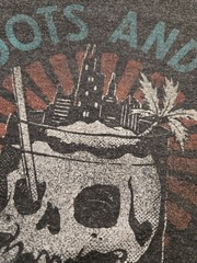 Three Dots And A Dash Chicago T Shirt Size Mens M Tiki MCM Polynesian aesthetic