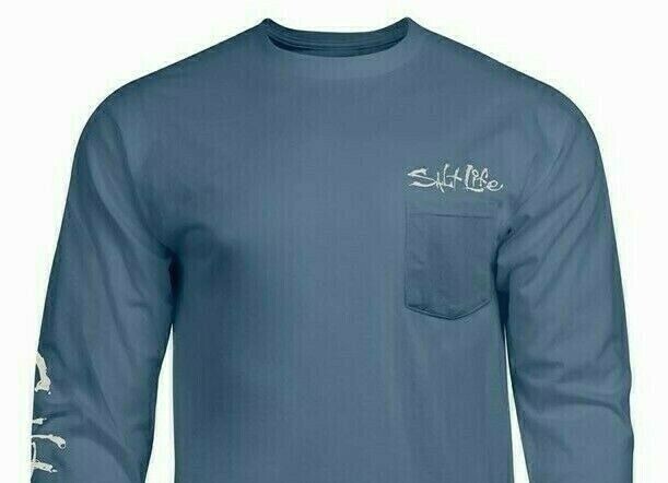 Mens Salt Life Fishermans Glory Graphic Pocket L/S T-Shirt - 2XL/XL/Large - NWT gallery