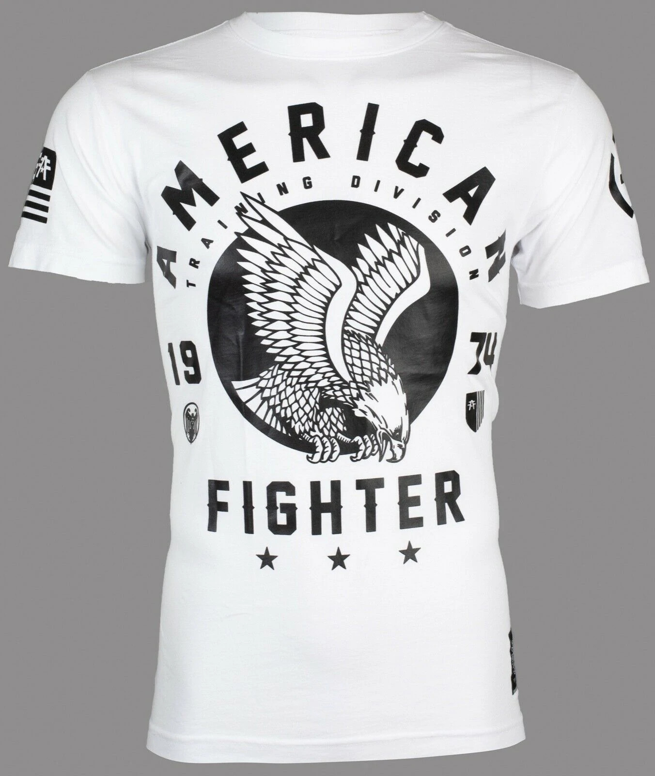 AMERICAN FIGHTER Fort Hays White Athletic Mens Crewneck T-shirt S-3XL NWT gallery