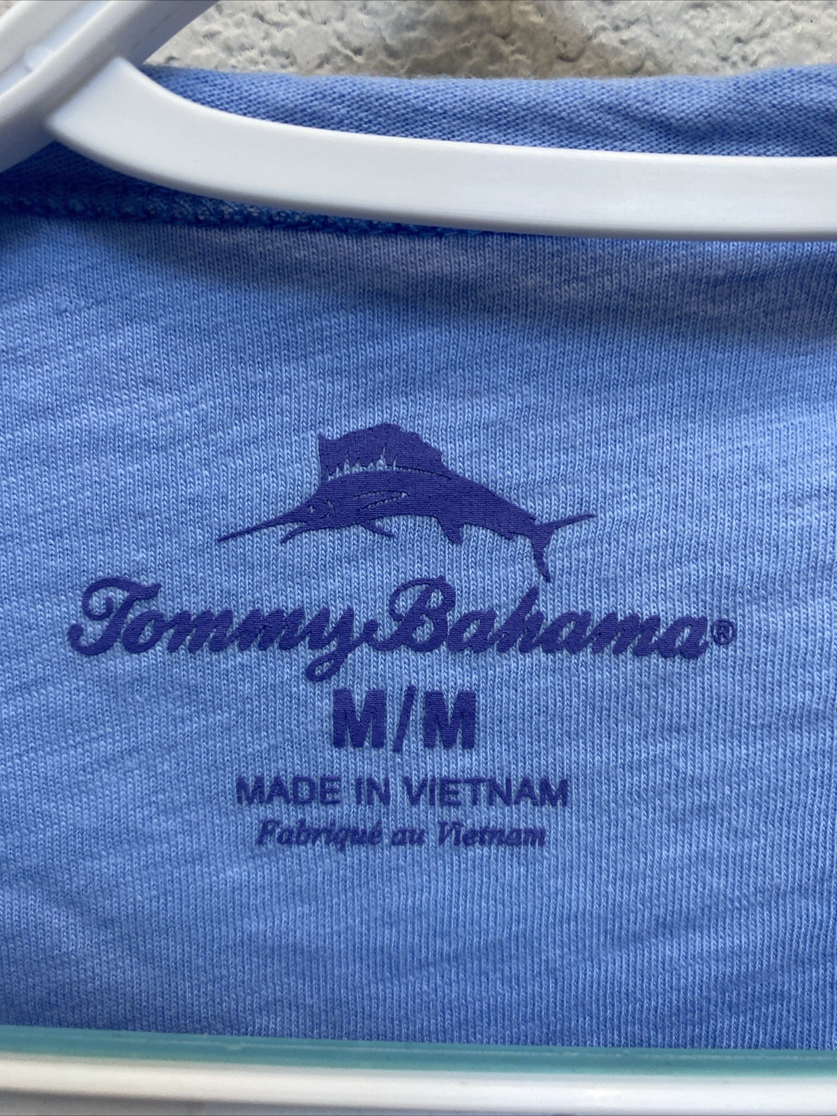 Tommy Bahama Men's Medium Sky Blue Crew Neck T-Shirt Cabo Bay Tee SS NWT gallery