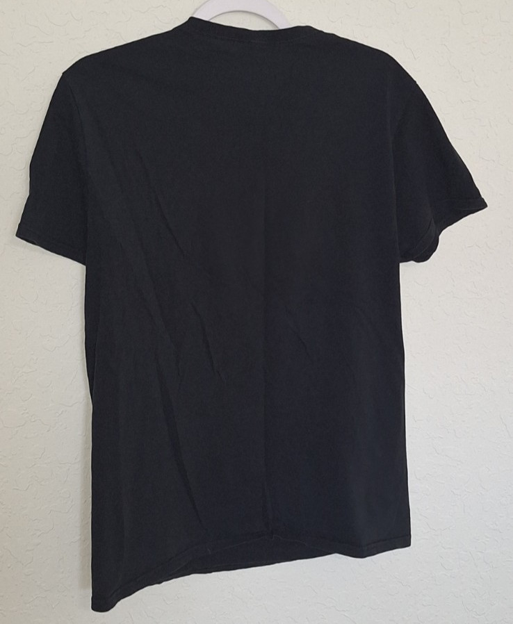 Death Row Records Electric Chair Red Logo Black T-Shirt Mens M Medium 2PAC Snoop gallery