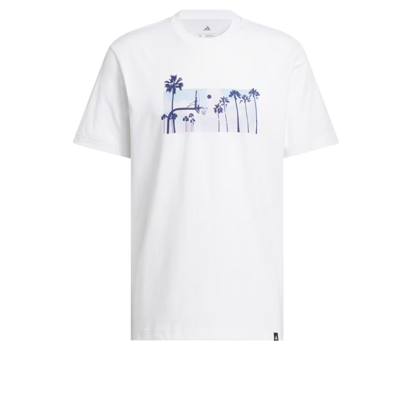 adidas men Summer Sunset Graphic T-Shirt gallery