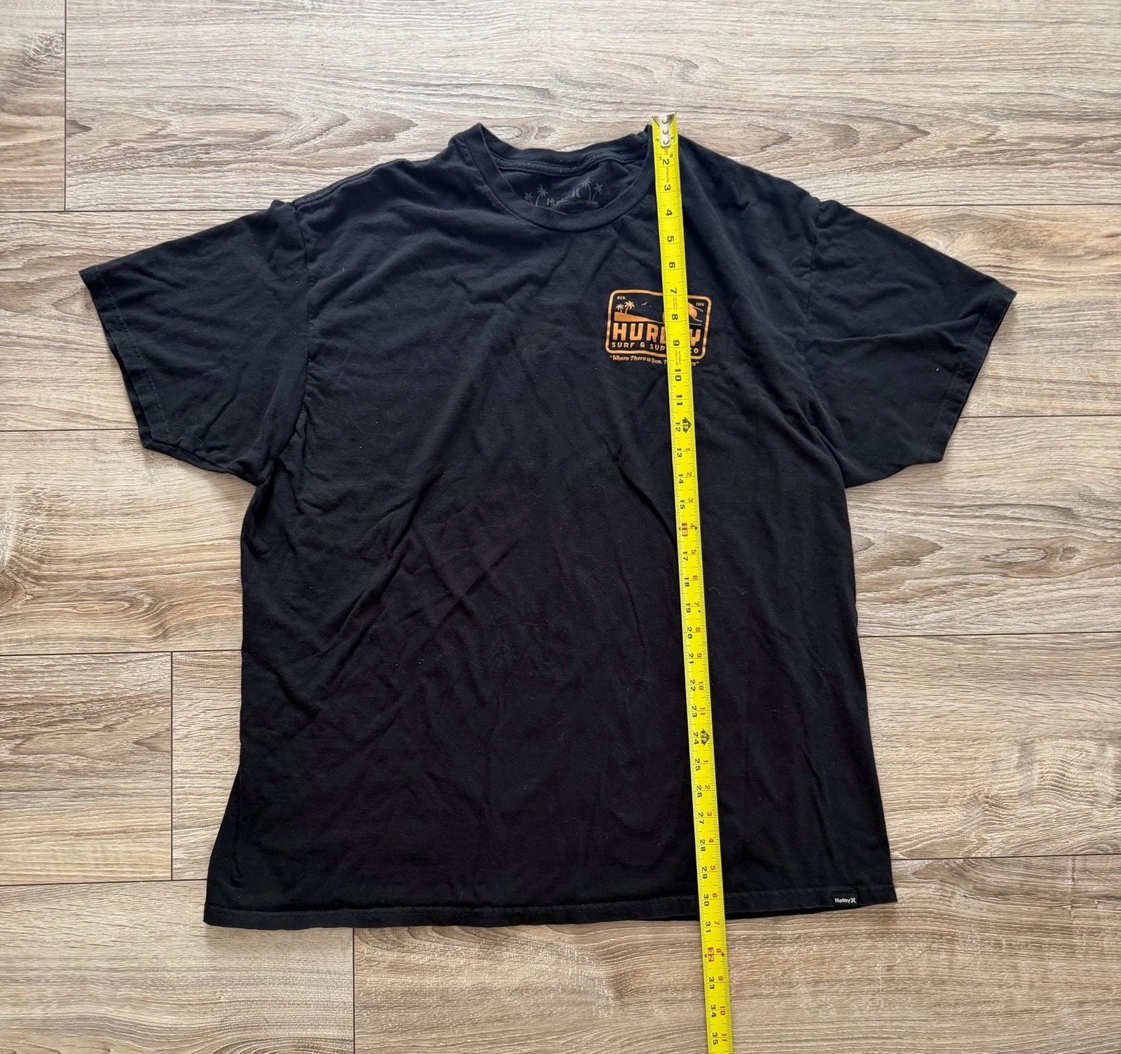 Hurley Surf and Supply Graphic T-Shirt XXL Black gallery