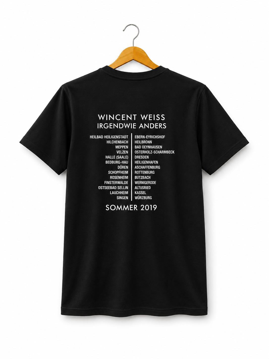 Wincet Weiss Irgendwie Anders Sommer 2019 Black T-Shirt Size S 100% Cotton gallery