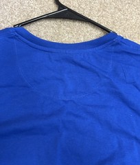 Level Ten Couture Short Sleeve Blue Gold T-Shirt Size Large