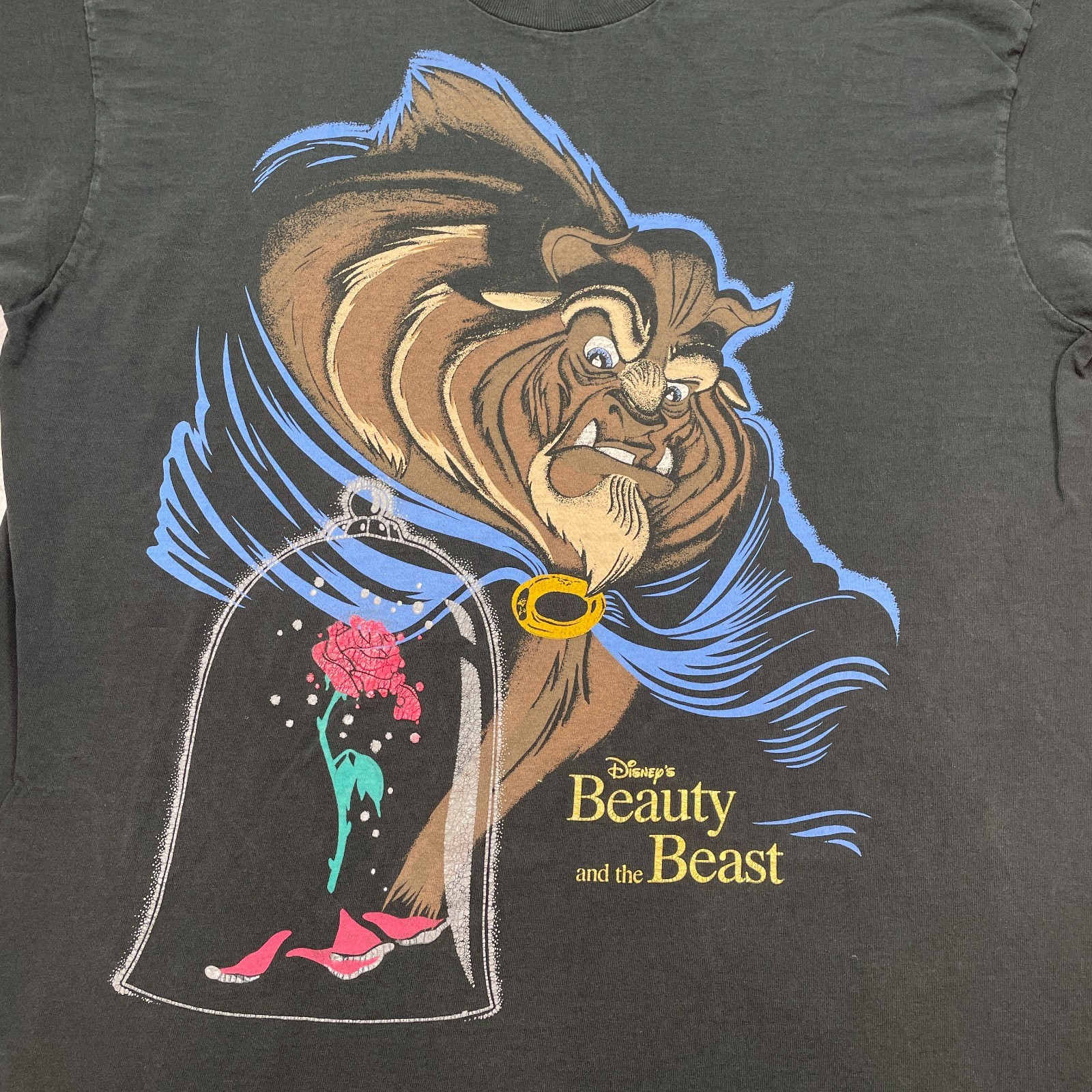 Vintage Beauty And The Beast T-Shirt OSFA Estimated 2XL Disney Store gallery