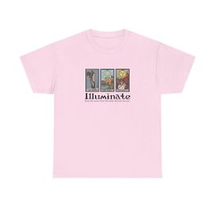 Illuminate Tarot Shirt | 3 Card Spread Tee | Lightworker Spiritual Gift