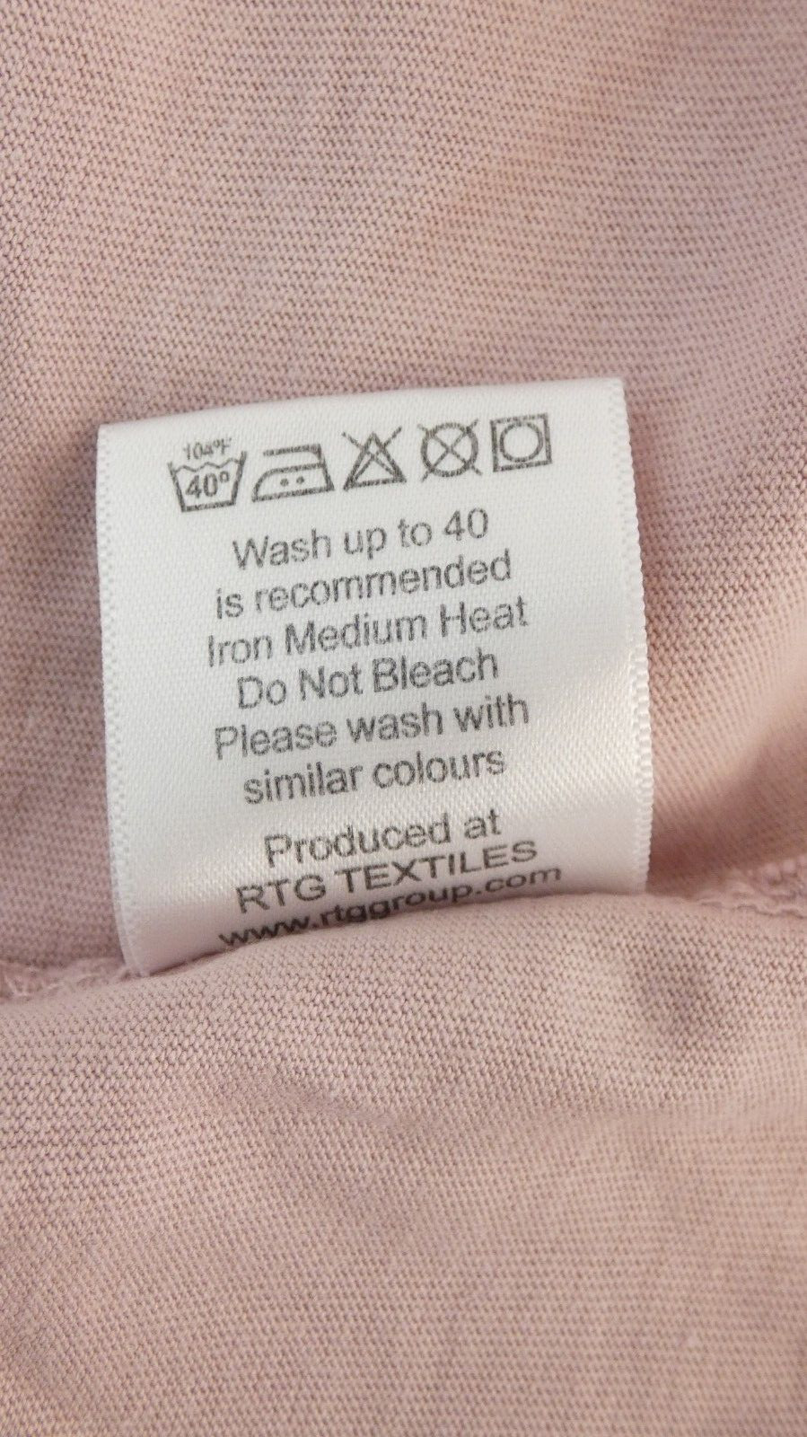 Colorful Standard T Shirt Organic Cotton Pre Washed Pale Pink Long Sleeve Size L gallery