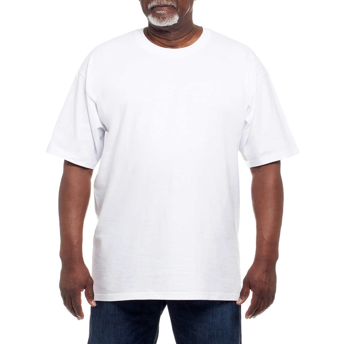 6 pieces WHITE Color Crew Neck T-Shirt Tee T Under Shirts Men Man Size S M L XL gallery
