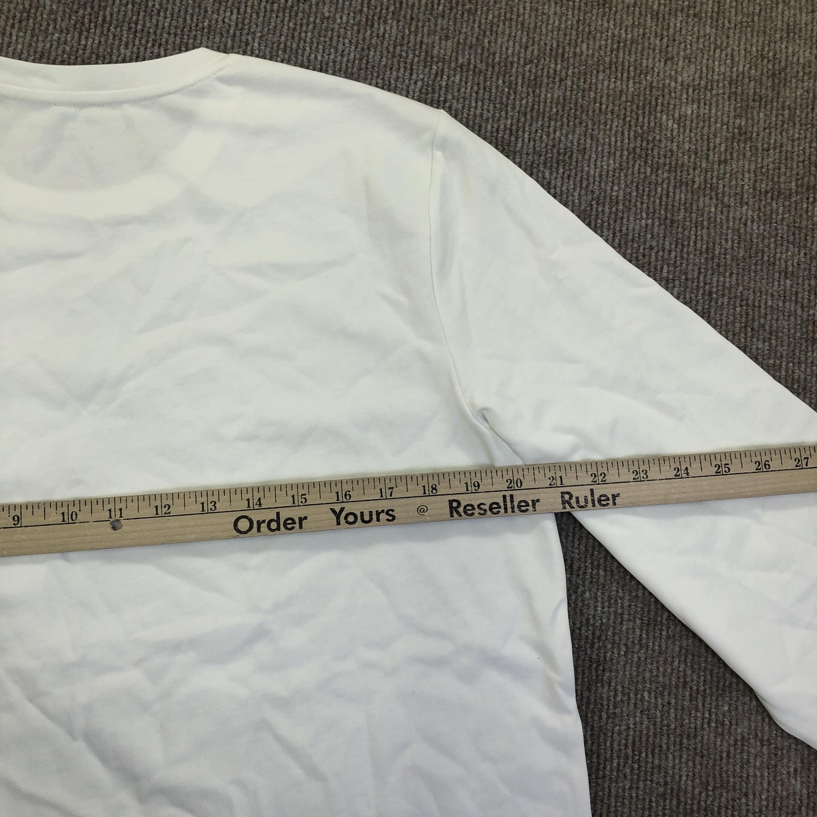 Nautica Shirt Mens Medium White Long Sleeve Logo Graphic Tee Tagless Nautical gallery