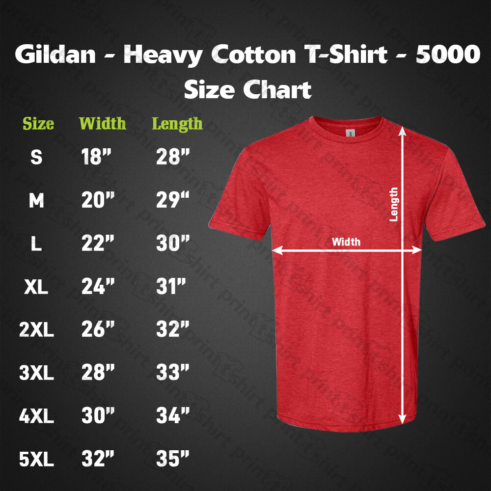 Gildan Mens Heavy 100% Cotton (Pack Of 5) Bulk Plain Adult T-Shirt Tee 5000 gallery
