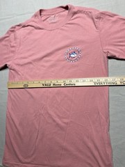 Southern Tide Men’s Skipjack Fish Heathered Salmon Pink Beach Resort T Shirt XS