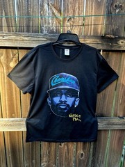 Nipsey Hussle Crenshaw Black Cotton T-Shirt Unisex XLarge Hip Hop Crew Neck