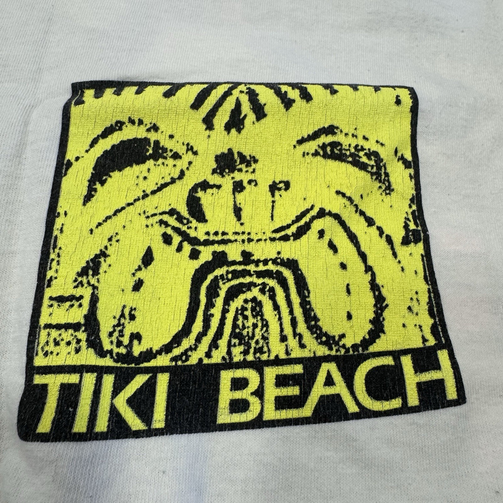 Vintage T Shirt Men Dual Double Side Single Stitch USA Tiki Beach Surf 90s Neon gallery