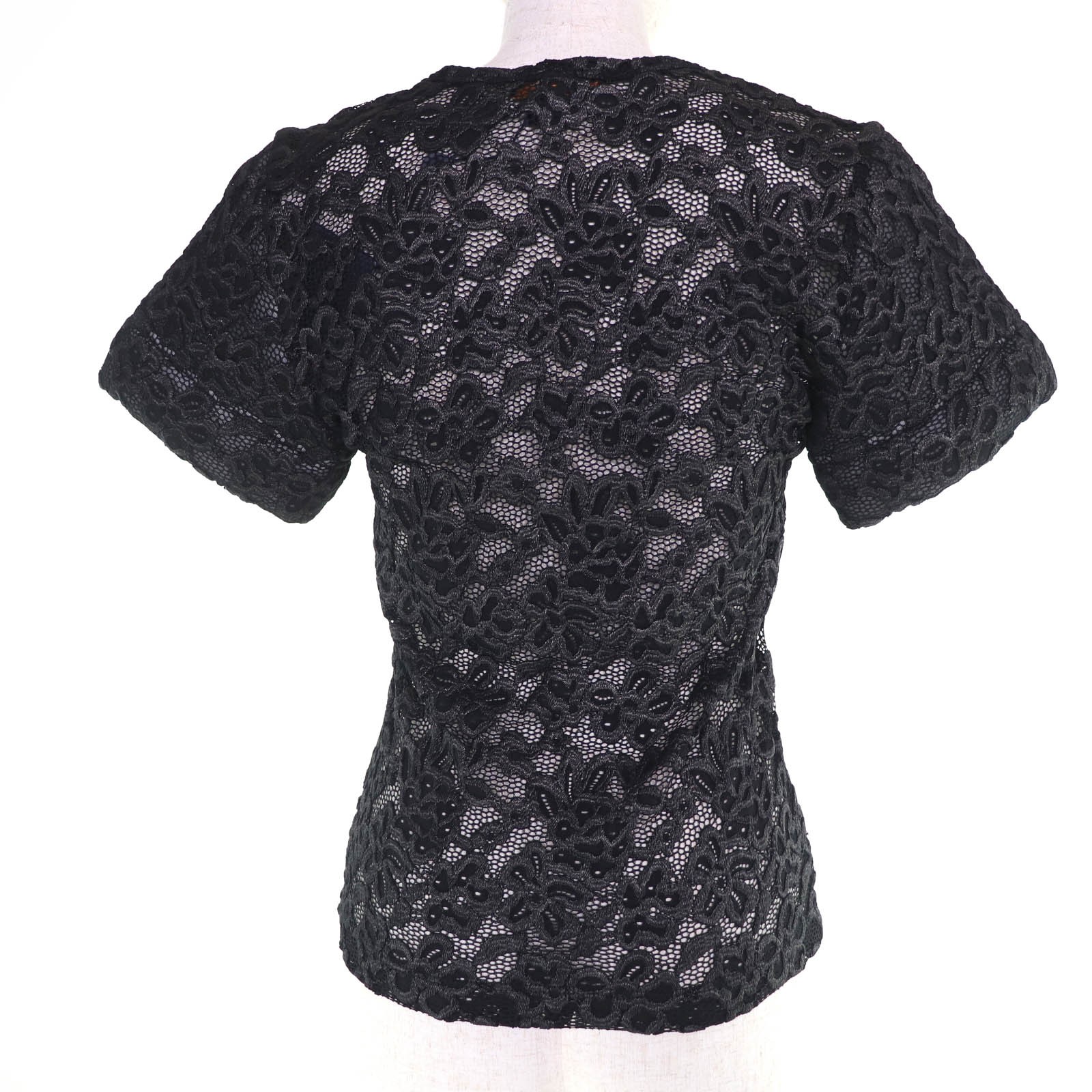 Louis Vuitton Floral Lace Nylon Blend T Shirt - DUTY FREE gallery