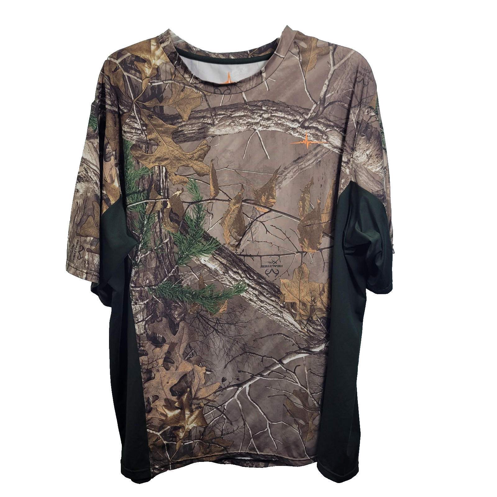 Habit Men’s Green Camouflaged Performance T Shirt Size XL 51926-1360