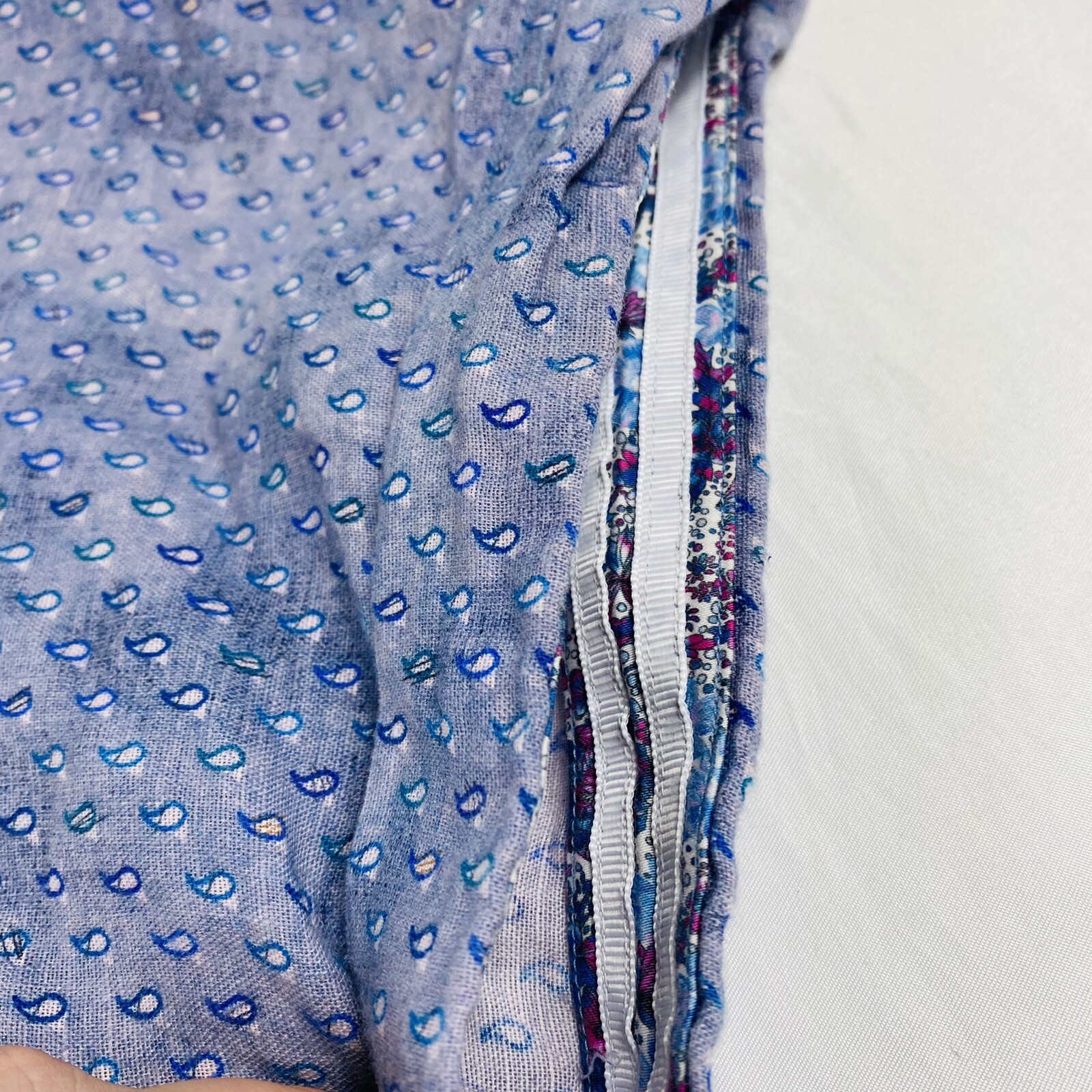 Robert Graham Cotton Linen Faded Wash S/S Button Front XL Mint gallery