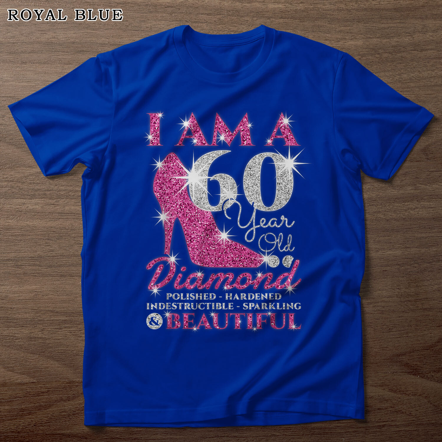 I Am A 60 Year Old Diamond, Womens 60th Birthday T-Shirt, Gift For Girl, Women gallery