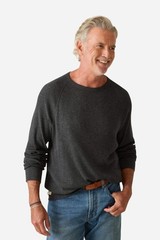 Faherty Cloud Surplus Waffle Crew Thermal T Shirt Men’s XXL Charcoal $98 L/S NWT