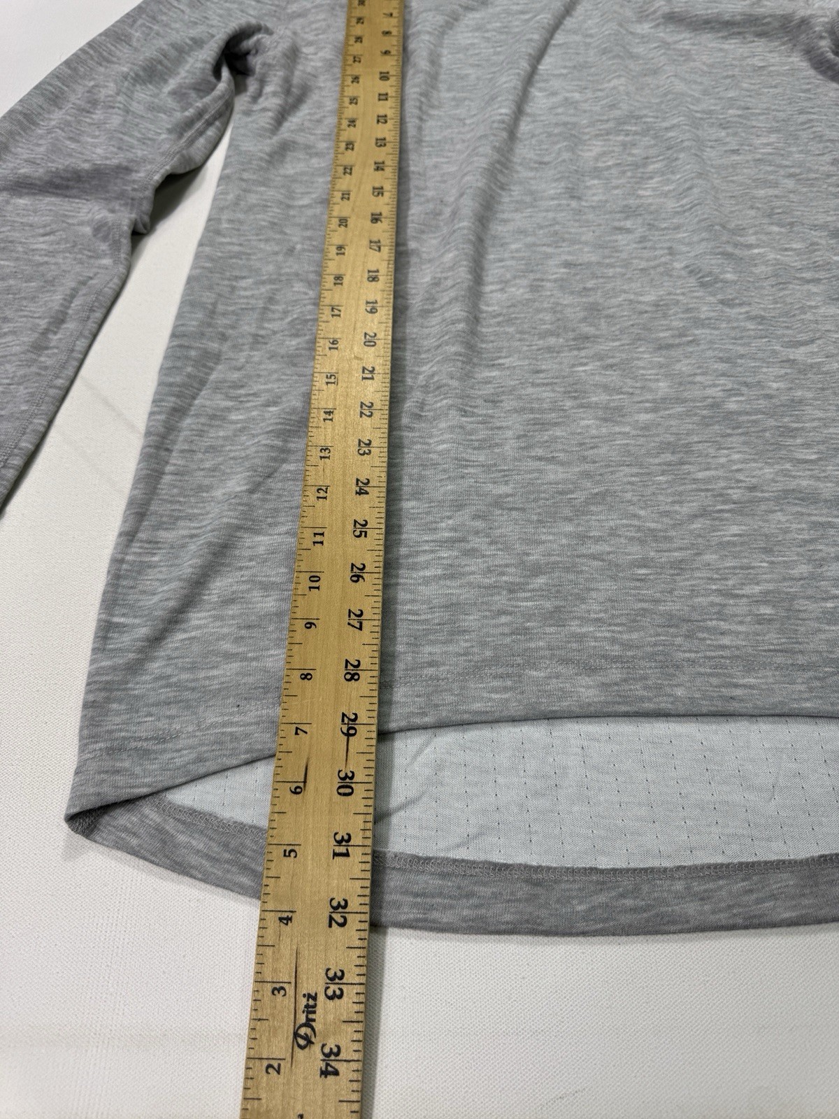 Coldpruf Merino Wool Shirt Men Large Gray Two Layer Prep Base Hike Outdoors Trek gallery