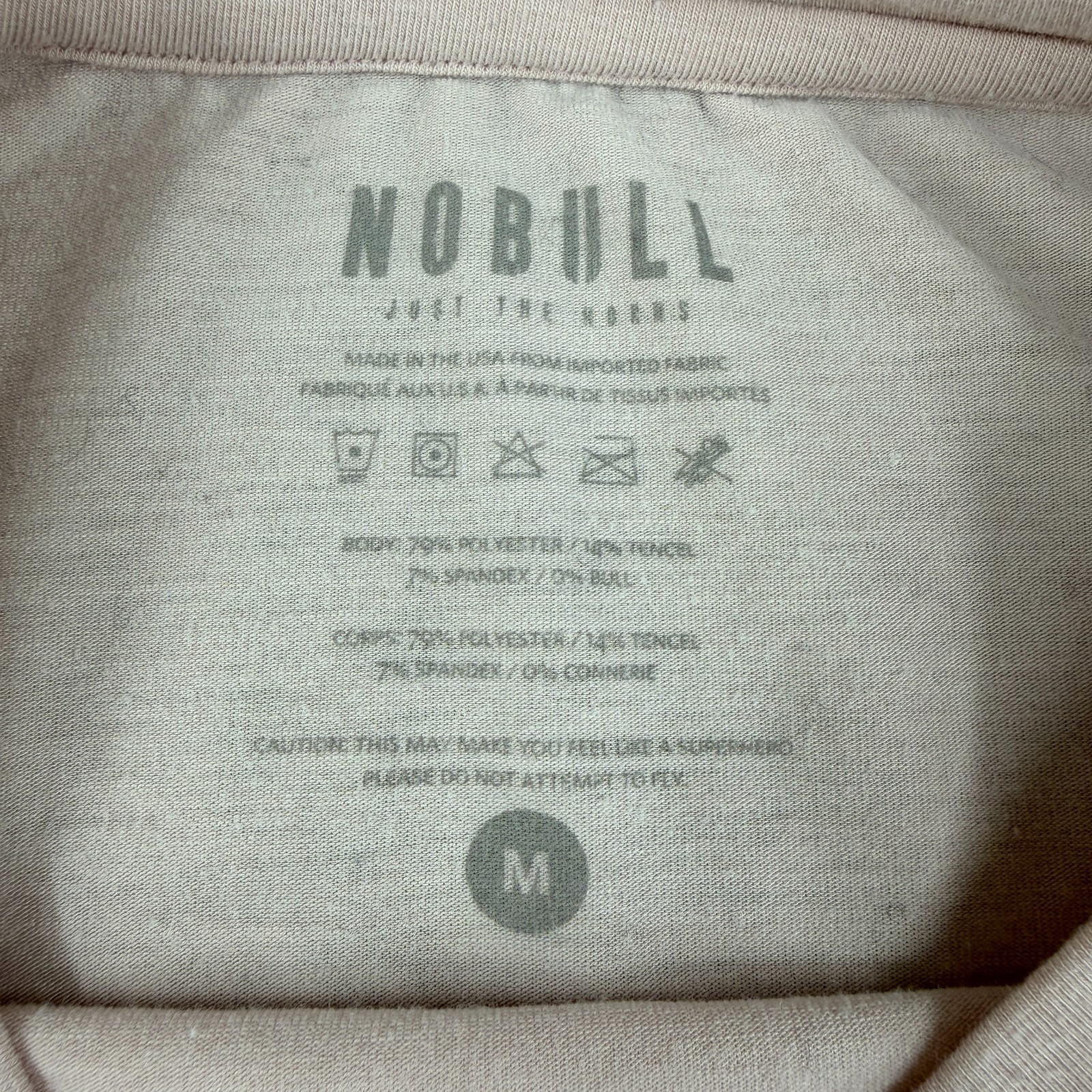 No Bull Tank Top Mens Medium Pink Athletic Gym Training Performance Stretch gallery