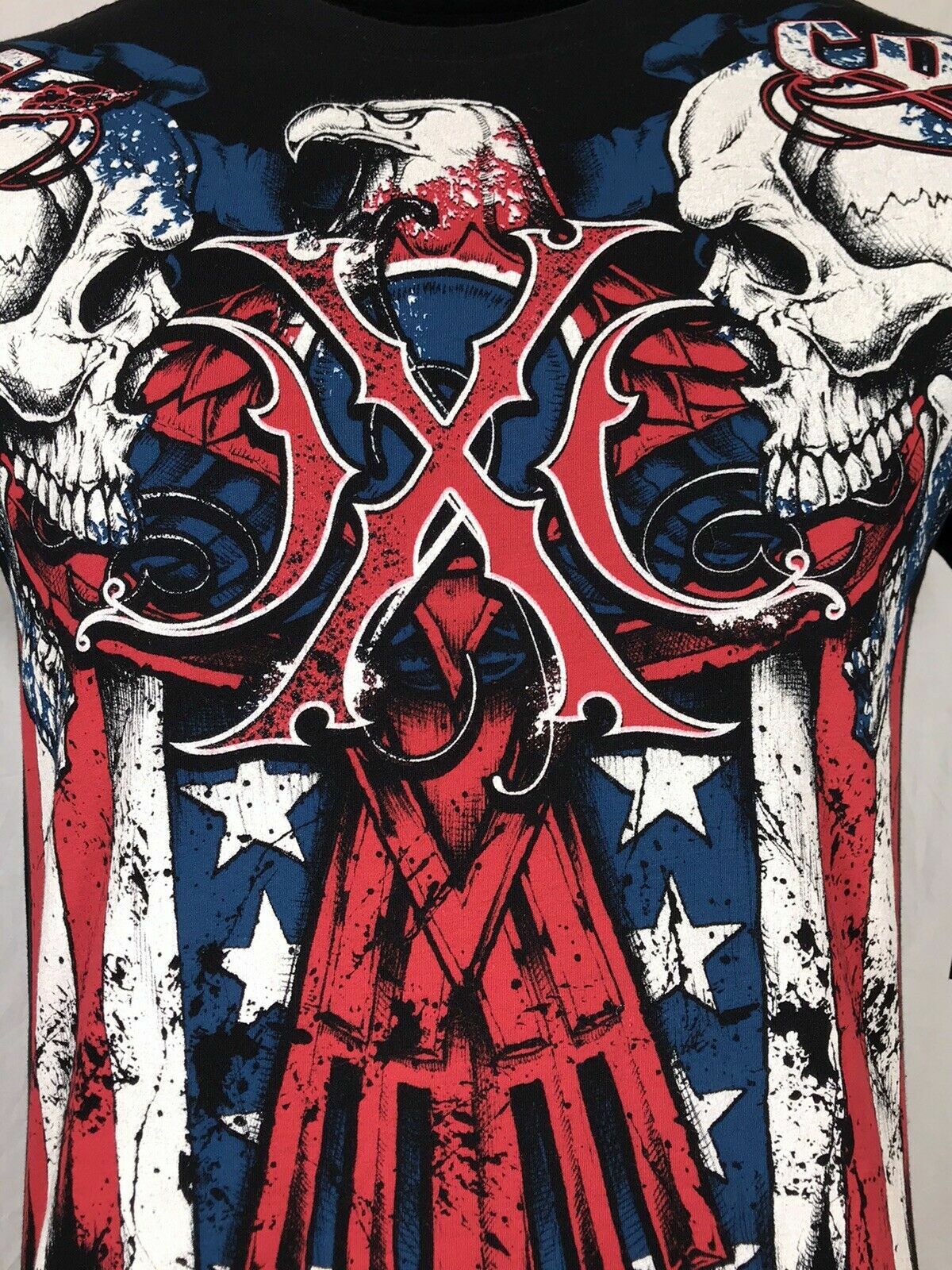 Xtreme Couture Affliction Men's T-Shirt COUTURE PATRIOT Black Biker S-5XL gallery
