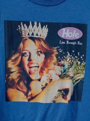 Hole Live Through This 90s Albums Concert Tour Royal Blue T shirt NH27364