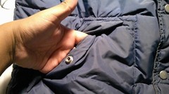 Medium Vintage 80% Down 20% Waterfowl 100% Nylon Vest Keep Warm