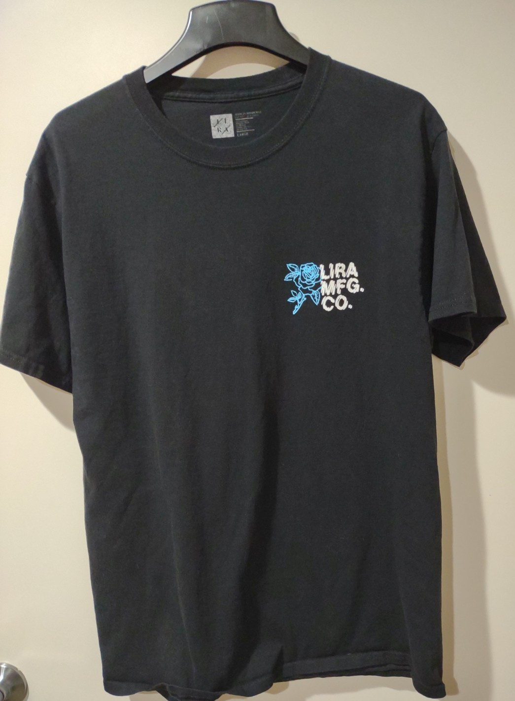 LIRA MFG CO Men's Logo Black T-Shirt Large Excellent! ***FREE SHIPPING*** gallery