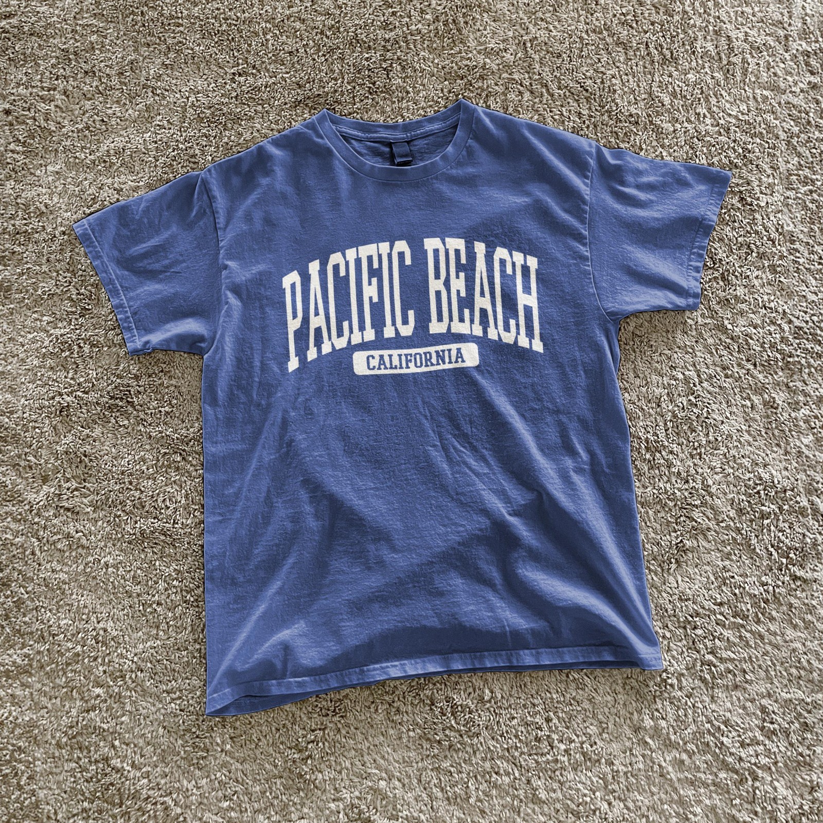 Pacific Beach California Souvenir Beach, Aesthetic, Retro T-Shirt gallery
