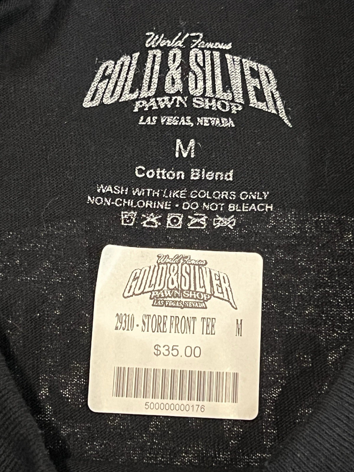 Gold And Silver Pawn Shop Las Vegas Nevada Store Front Tee Shirt Sz Medium Black gallery